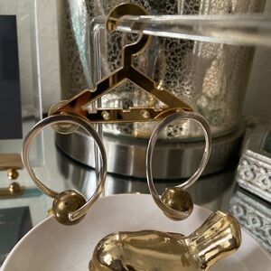 Sterling Silver Modernist Drop Ball Dangle Earrings